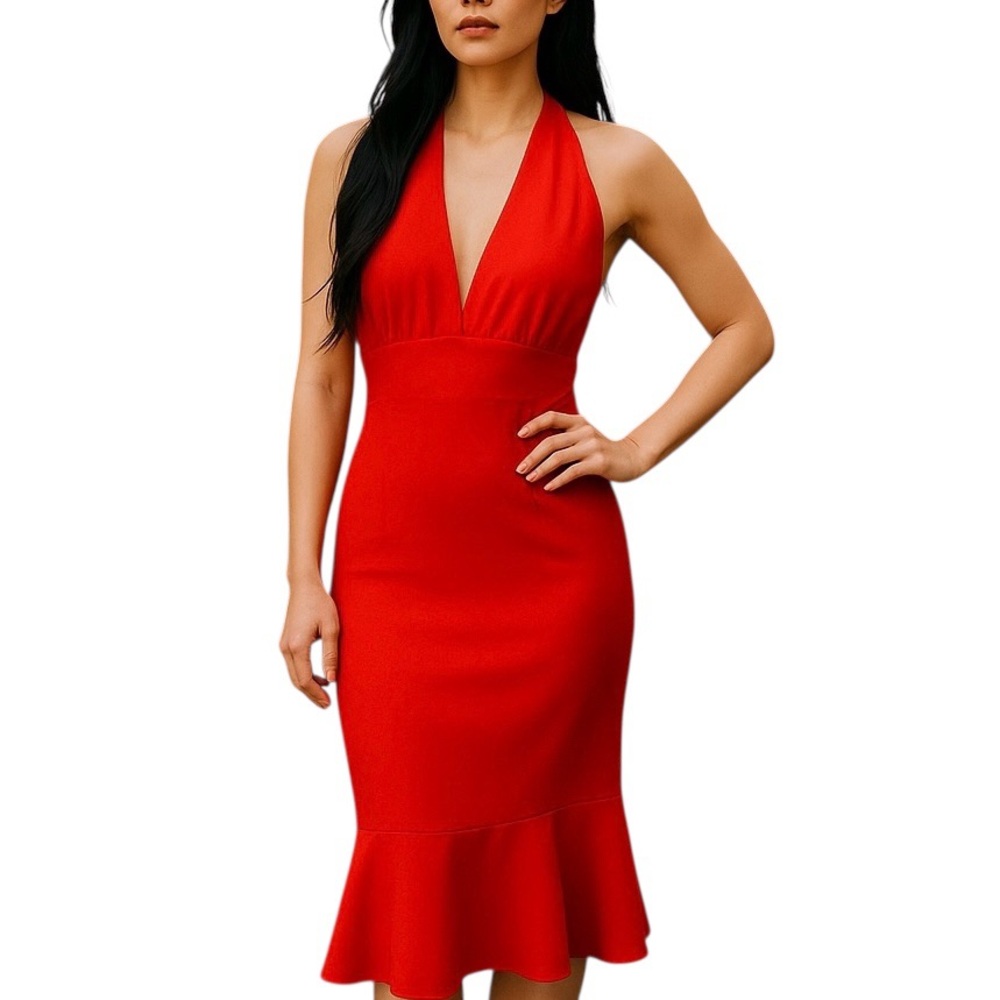 Ax Paris Dress. Red. Sz 10.